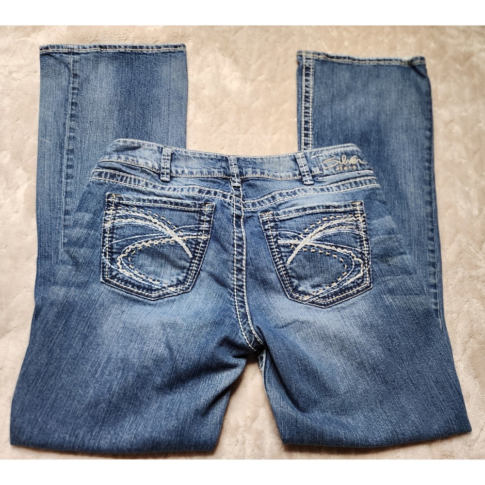 Silver Jeans Suki Bootcut Y2K Womens 30x32 Blue Denim L9916SMR297